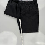 Tommy Hilfiger Chino Shorts - 38W 10L Black Cotton