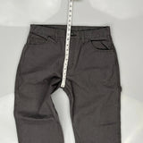 Dickies Carpenter Trousers - 32W 32L Grey Cotton