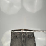 Levis 501 Jeans - 34W 32L Gray Cotton