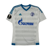 Fc Schalke 04 Adidas 2016-17 Football Shirt - Medium White Polyester