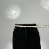Levis Jeans - 28W UK 8 Black Cotton