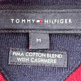 Tommy Hilfiger Sweater - Medium Red Cotton Blend