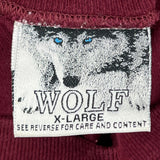 Texas A&M Wolf College T-Shirt - XL Burgundy Cotton