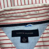 Tommy Hilfiger Striped Shirt - XL Red Cotton