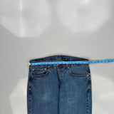 505 Levis Jeans - 35W 27L Blue Cotton