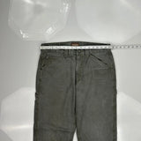 Schmidt Carpenter Pants - 34W 32L Gray Cotton