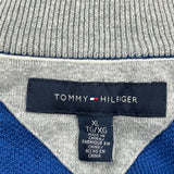 Tommy Hilfiger 1/4 Zip - XL Blue Cotton