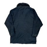 Burberry Checked Coat - Small Grey Polyester