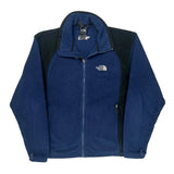 The North Face Fleece Jacket - Medium Blue Polyester
