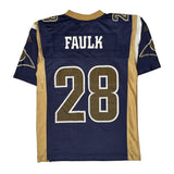 Age 8, Rams Adidas Nfl Football Jersey - Medium Gold Polyester