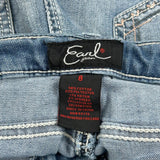 Earl Jeans Studded Jeans - 30W UK 8 Light Wash Cotton Blend