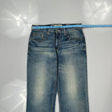 Bke Boot Cut Jeans - 32W 34L Blue Denim