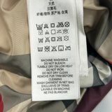 Age 14 Burberry Puffer - Large Burgundy Polyester