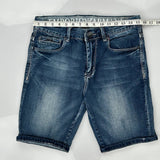 Emporio Armani Denim Shorts - 30W 10L Blue Cotton