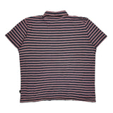 Patagonia Striped Polo Shirt - 2XL Navy Cotton