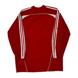 Climacool Adidas Goal Keepers Long Sleeve Football Shirt - Medium Red Polyester