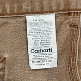 Carhartt Dungarees - 36W 30L Brown Cotton
