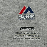 New England Patriots Majestic Nfl Long Sleeve T-Shirt - XL Grey Cotton
