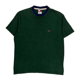 Tommy Jeans T-Shirt - Large Green Cotton