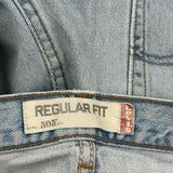 Levis Jeans - 30W 30L Light Wash Cotton