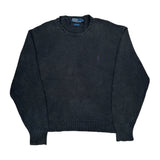 Polo By Ralph Lauren Sweater - 2XL Black Cotton