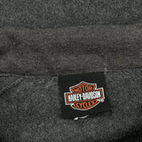 Janesville, Wi Harley Davidson 1/4 Zip - 2XL Grey Polyester