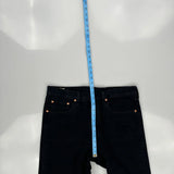 501 Levis Jeans - 34W 27L Black Cotton