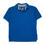 Tommy Hilfiger Polo Shirt - Medium Blue Cotton