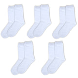 Kids Socks 5-Pack: Organic Cotton Crew Socks