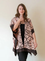 Organic Silk Kimono- Lattice