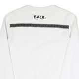 PUMA Mens White Cotton Blend Crew Neck S Printed Logo Sweatshirt