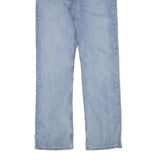 LEVI'S Mens Jeans Blue Regular Straight Denim Medium W34 L33 Zip Cotton Blend