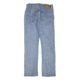 LEVI'S Mens Jeans Blue Regular Straight Denim Medium W34 L33 Zip Cotton Blend