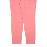 7 FOR ALL MANKIND Womens Slim Pink Denim Jeans W36 L28 Stylish Cotton Blend Zip