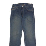 LEVI'S 501 Mens Jeans Blue Regular Straight Denim Medium W33 L34 Classic Button