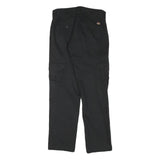 DICKIES Mens Black Regular Fit Straight Leg Trousers W27 L28 Workwear Durable