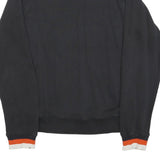 NIKE Mens Black Logo Crew Neck L Sweatshirt Cotton Blend Comfortable Casual