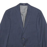 JOOP! Mens Blue Wool Blend Button Jacket M Classic Plain Formal Smart