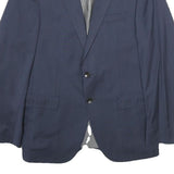 JOOP! Mens Blue Wool Blend Button Jacket M Classic Plain Formal Smart