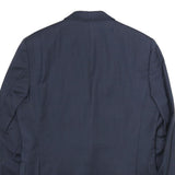 JOOP! Mens Blue Wool Blend Button Jacket M Classic Plain Formal Smart