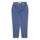 ARIZONA JEAN COMPANY Womens Loose Fit Blue Denim Medium W30 L30 Cotton Blend Zip