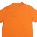 POLO RALPH LAUREN Mens Orange Cotton Polo Shirt XL Classic Fit Embroidered Logo