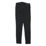 LEVI'S Womens Slim Black Jeans Denim W25 L28 Stretch Zip Fastening