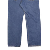 LEVI'S 505 Mens Jeans Blue Regular Straight Denim Medium W35 L27 Classic Zip