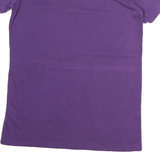 CARHARTT Womens Purple Plain T-Shirt M Short Sleeve Crew Neck Pocket