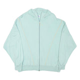 KKS Mens Blue Cotton Blend Zip Jacket L Classic Casual Lightweight