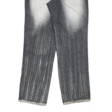 GREAT VARIETY 21 Mens Jeans Black Light Denim Regular Straight Cotton Blend W32