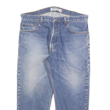 LEVI'S 505 Mens Jeans Blue Regular Straight Denim Medium W38 L26 Classic Zip