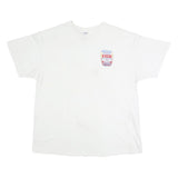 DELTA PRO WEIGHT Mens White 2XL Graphic Short Sleeve Crew Neck Racing T-Shirt
