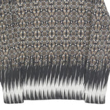 JUST CAVALLI Mens Black & Beige Patterned Crew Neck M Artistic Sweatshirt